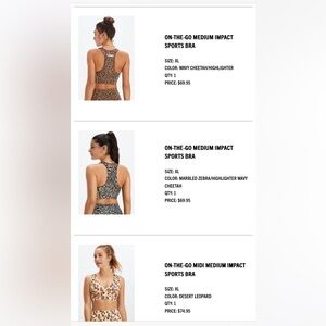 Fabletics Sports Bra Bundle (3)